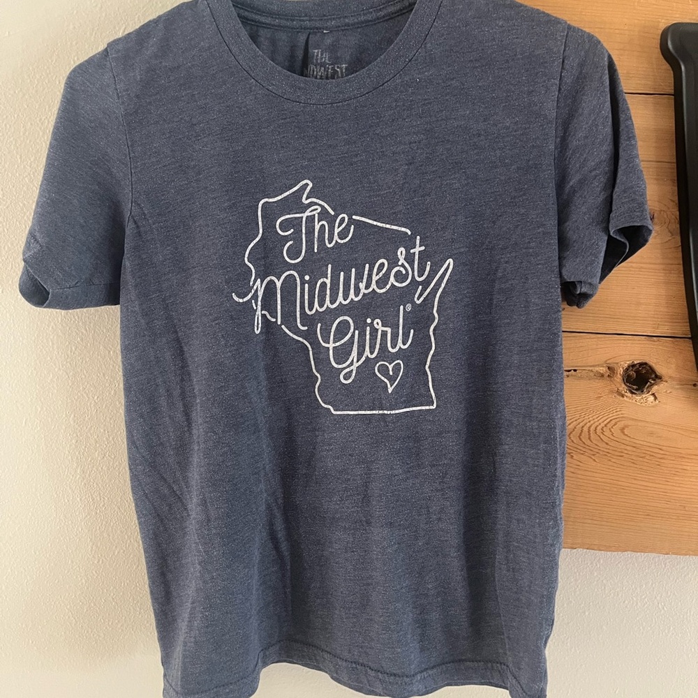 The Midwest Girl Navy Graphic Tee - Women's Short Sleeve